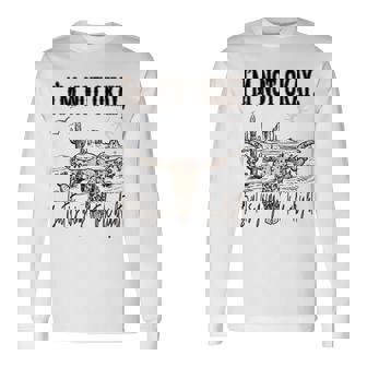 I'm Not Okay But It's Going To Be Alright Country Music Long Sleeve T-Shirt - Monsterry