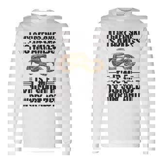 Its Me You Should Worry About Garter Snake Tank Top Long Sleeve T-Shirt - Monsterry