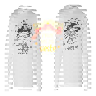 Je Peux Pas J'ai Sieste La Flemme Paresseux Humour T-shirt à manches longues - Cadeauxyz