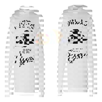 J'peux Pas Je Suis En Pyjama Ours Papa Dab T-shirt à manches longues - Cadeauxyz