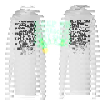 Keep On Shamrockin That Smile Dental St Patrick's Day Long Sleeve T-Shirt - Seseable