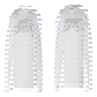 Kentucky Ky Vintage Athletic Sports Style Long Sleeve T-Shirt - Thegiftio