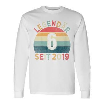 Kinder 6 Geburtstag Legendär Seit 2019 Jahrgang 6 Jahre Alt Langarmshirts - Geschenkecke