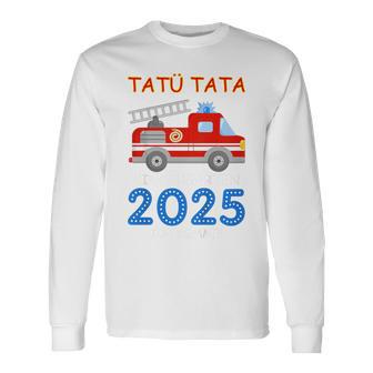 Kinder Feuerwehr Kindergarten 2025 Ich Komme Tatü Tata Kiga Kita Langarmshirts - Geschenkecke