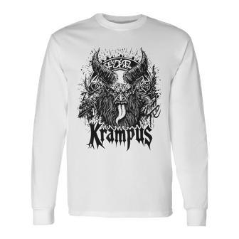 Kramperl Perchten Knecht Ruprecht Christmas Demon Krampus Gray Langarmshirts - Geschenkecke