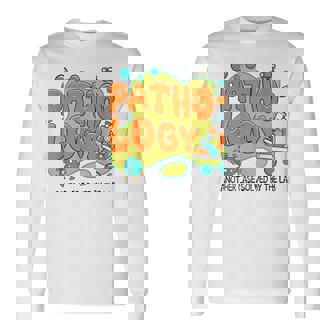 Lab Week 2025 Pathology Retro Mystery Machine Of Diagnostics Long Sleeve T-Shirt - Monsterry