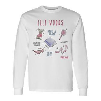 Legally Blonde Elle Woods Sketches Langarmshirts - Geschenkecke