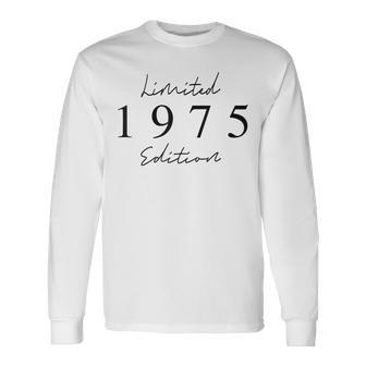 Limited Edition 1975 Birthday 1975 Born 1975Intage Blue Langarmshirts - Geschenkecke