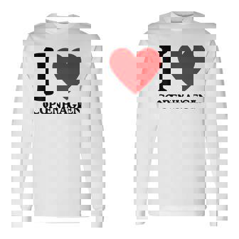 I Love Copenhagen I Heart Copenhagen Camiseta de manga larga - Regaloses
