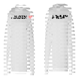 I Love Crying X Selflove Be Yourself Irony Langarmshirts - Geschenkecke