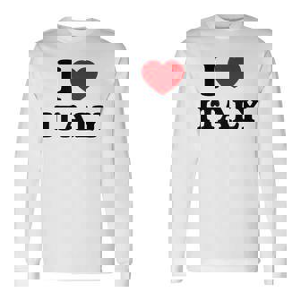 I Love Italia Camiseta de manga larga - Regaloses