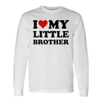 I Love My Little Brother Langarmshirts - Geschenkecke