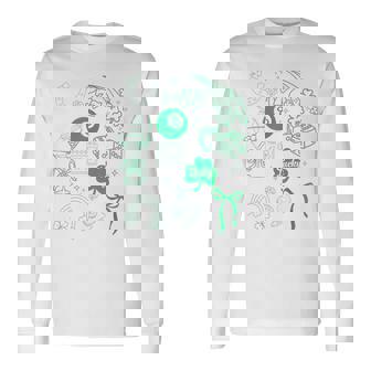 Lucky Icons – St Patrick’S Day Aesthetic Long Sleeve T-Shirt - Monsterry