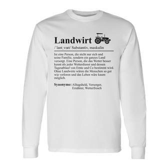 Lustiger Bauer Spruch Traktor Landwirt Lustig Langarmshirts - Geschenkecke