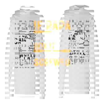 Mensaje Para El Día Del Padre Para Artesanos Camiseta de manga larga - Regaloses