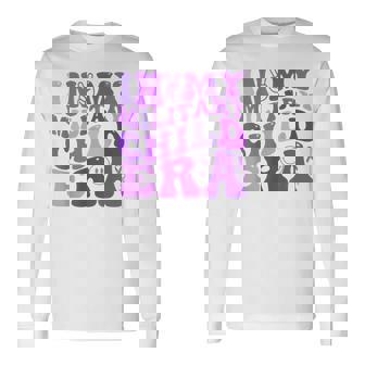 Military Child Month Smile Face In My Military Child Era Long Sleeve T-Shirt - Seseable