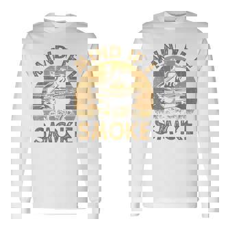 Mind If I Smoke Bbq Barbeque Grilling Chef Dad Long Sleeve T-Shirt - Seseable