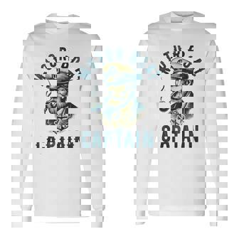 Motor Boat Captain For Boat Owner Captain Boating Long Sleeve T-Shirt | Mazezy