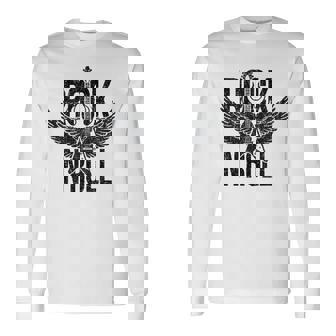 Músicos De Guitarrista De Rock And Roll Manga Larga Camiseta de manga larga - Regaloses