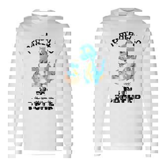 Niños Promocionado A Big Brother Boys Toddler Baby Trex Anuncio Camiseta de manga larga - Regaloses