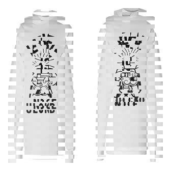 Nivel 19 Desbloqueado Boda Del 19º Aniversario Camiseta de manga larga - Regaloses