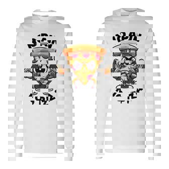 No Pain No Pizza Lover Workout Gym Citas Gimnasio Fitness Camiseta de manga larga - Regaloses