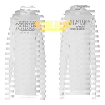 Notre Dame High School Lacrosse Long Sleeve T-Shirt | Mazezy
