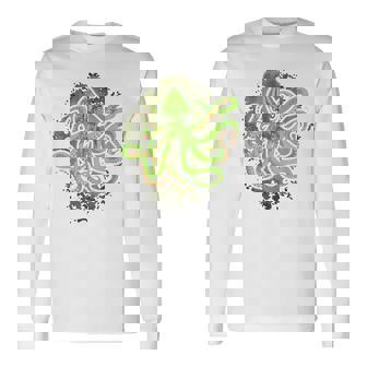 Octopus Monstre Marin Plongée Kraken Octopus T-shirt à manches longues - Cadeauxyz