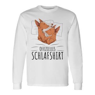 Official Podenco Ibicenco Dog Sleep Langarmshirts - Geschenkecke