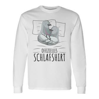 Official Sleep Dove Breeding Pigeon Langarmshirts - Geschenkecke