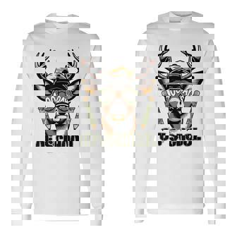 Oh Deer 100 Days Of School Are Here Deer Hunting 100Th Day Long Sleeve T-Shirt - Thegiftio UK