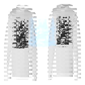Oso Musical Toca La Guitarra Guitarrista Oso Camiseta de manga larga - Regaloses