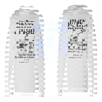 Parable Of The Lost Sheep Christian Lamb Bible Scripture Long Sleeve T-Shirt - Monsterry