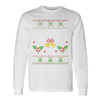 Peace I Come In Peace Matching Ugly Christmas Jumper Langarmshirts - Geschenkecke