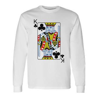 Playing Card King Of Clubs I Cross King S Langarmshirts - Geschenkecke