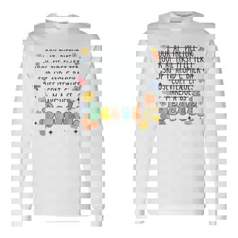 Reading Teacher Science Of Reading Literacy Groovy Decode Long Sleeve T-Shirt - Monsterry