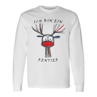 I Am A Reindeer Fun Christmas Gray Langarmshirts - Geschenkecke