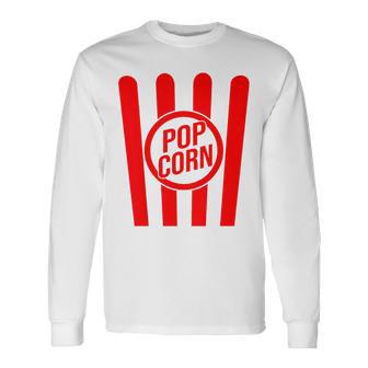 Retro Popcorn Costume For Carnival Fancy Dress Langarmshirts - Geschenkecke