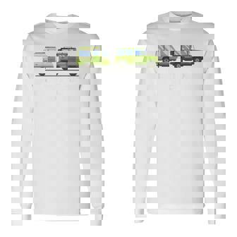 RV There Yet Camper Trailer Behind 4 Wheel Drive Vehicle Tee Long Sleeve T-Shirt - Monsterry