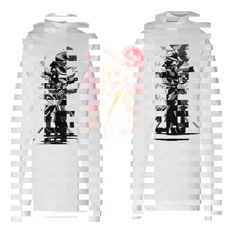 Samurai Japonés Espíritu Ronin Bushido Espada Katana Camiseta de manga larga - Regaloses