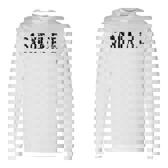 Santa Fe Vintage Script Apparel Long Sleeve T-Shirt - Thegiftio
