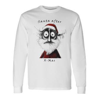 Santa After X-Mas Christmas Santa Fun Langarmshirts - Geschenkecke