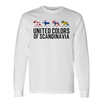 Scandinavia Flags Sweden Norway Denmark Finland Langarmshirts - Geschenkecke