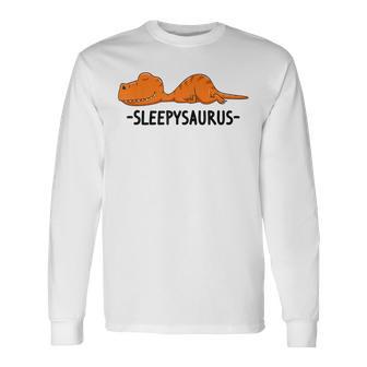 Sleepysaurus Schlaf Schlafanzug Nachthemd Dinosaurier Langarmshirts - Geschenkecke