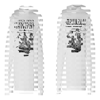 Sloth Is My Spirit Animal Lazy Nature Lovers Long Sleeve T-Shirt - Monsterry