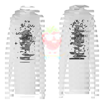 So Berry Cool Fruit Lover Strawberry Season For Boy Long Sleeve T-Shirt - Thegiftio