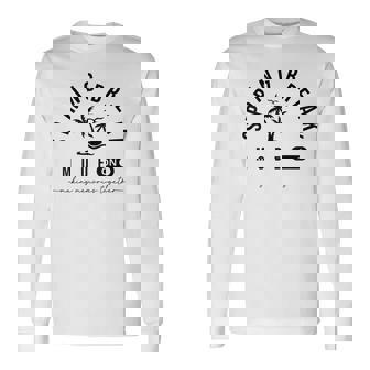 Spring Vacation Break 2025 Mode On Party Ready Beach Vibes Long Sleeve T-Shirt | Seseable CA