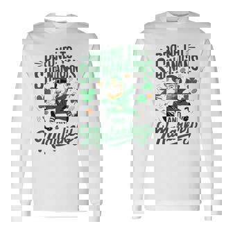 St Patrick Day Prone Shenanigans Malarkey Toddler Boy Irish Long Sleeve T-Shirt - Seseable