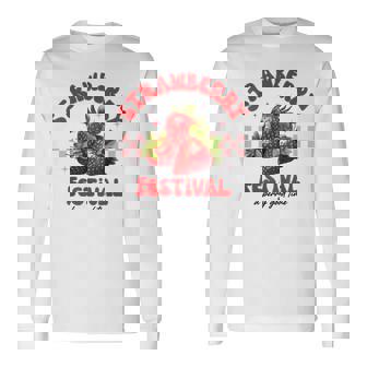 Strawberry Festival A Berry Good Time Strawberries Season Long Sleeve T-Shirt | Seseable UK
