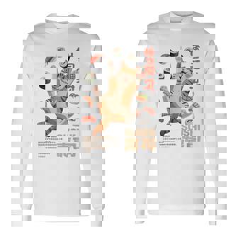 Sushi Lover Happy Cat Comida Japonesa Diseño Divertido Camiseta de manga larga - Regaloses